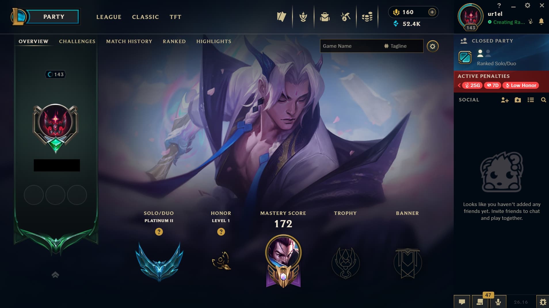 Platinum II | 74 Champions | 57 Skins - Image 1