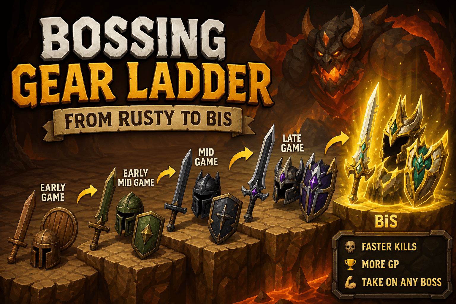 OSRS Bossing Gear Progression: From Budget to BiS (2026)