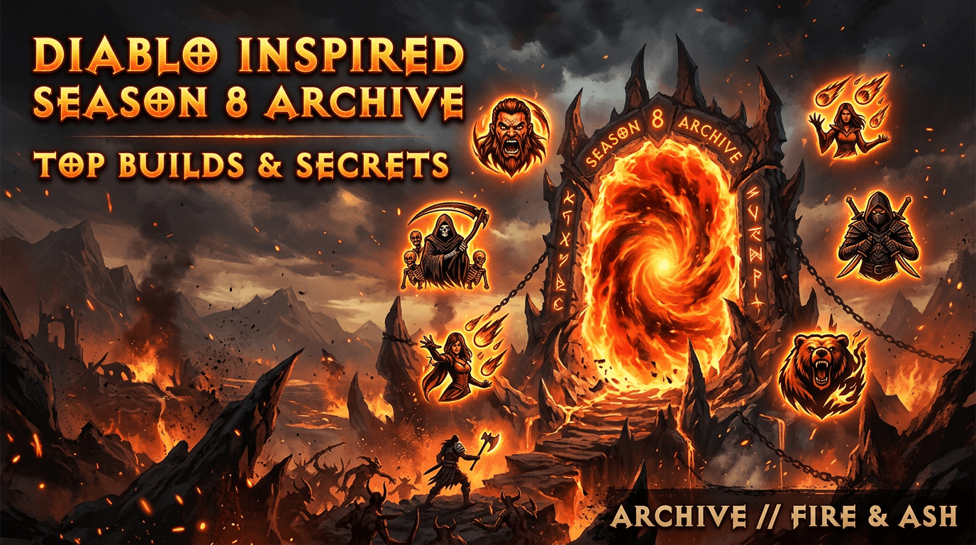 Diablo 4 Season 8 Guide: New Mechanics, Best Builds, and Endgame Content