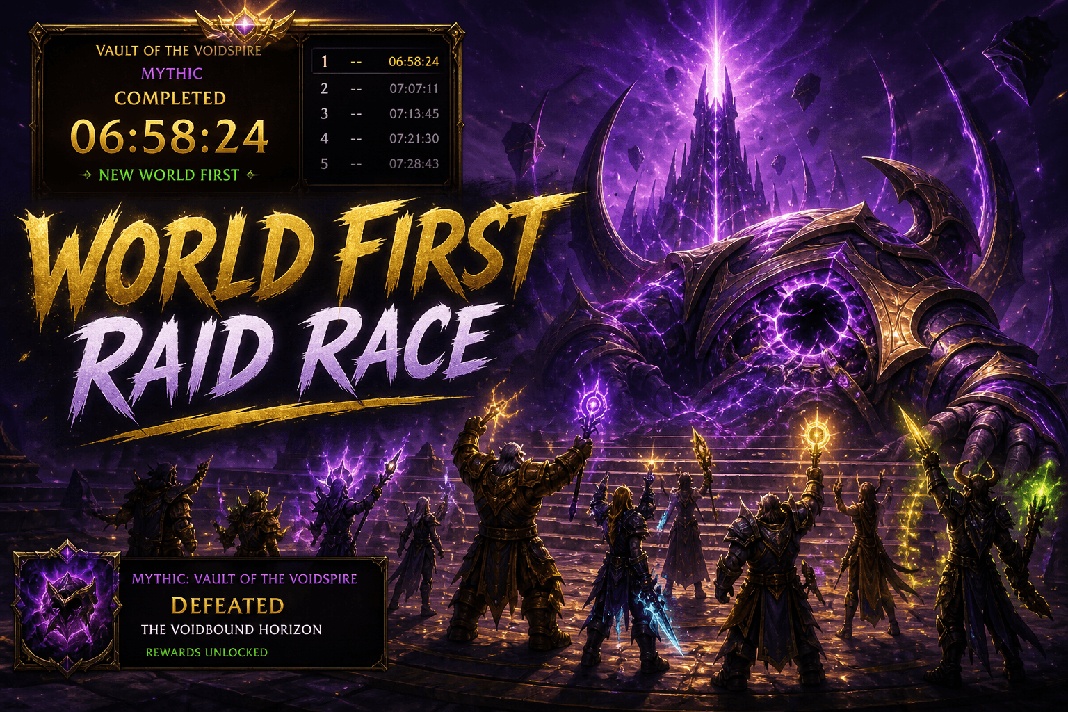 WoW Midnight Race to World First: Voidspire Mythic Cleared