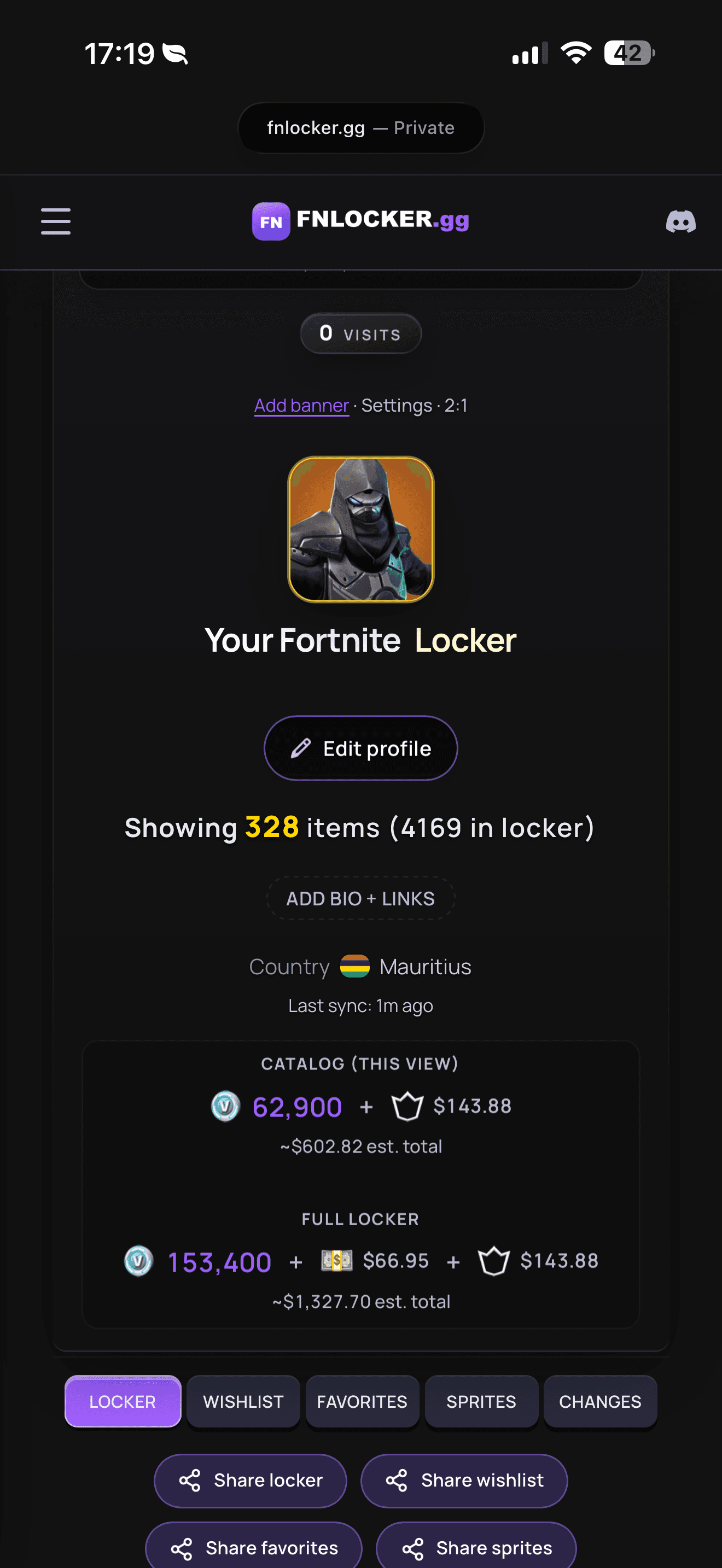 Astro Jack | LISA | 330 Skins | Season 5 | Level 4289 | Full Email