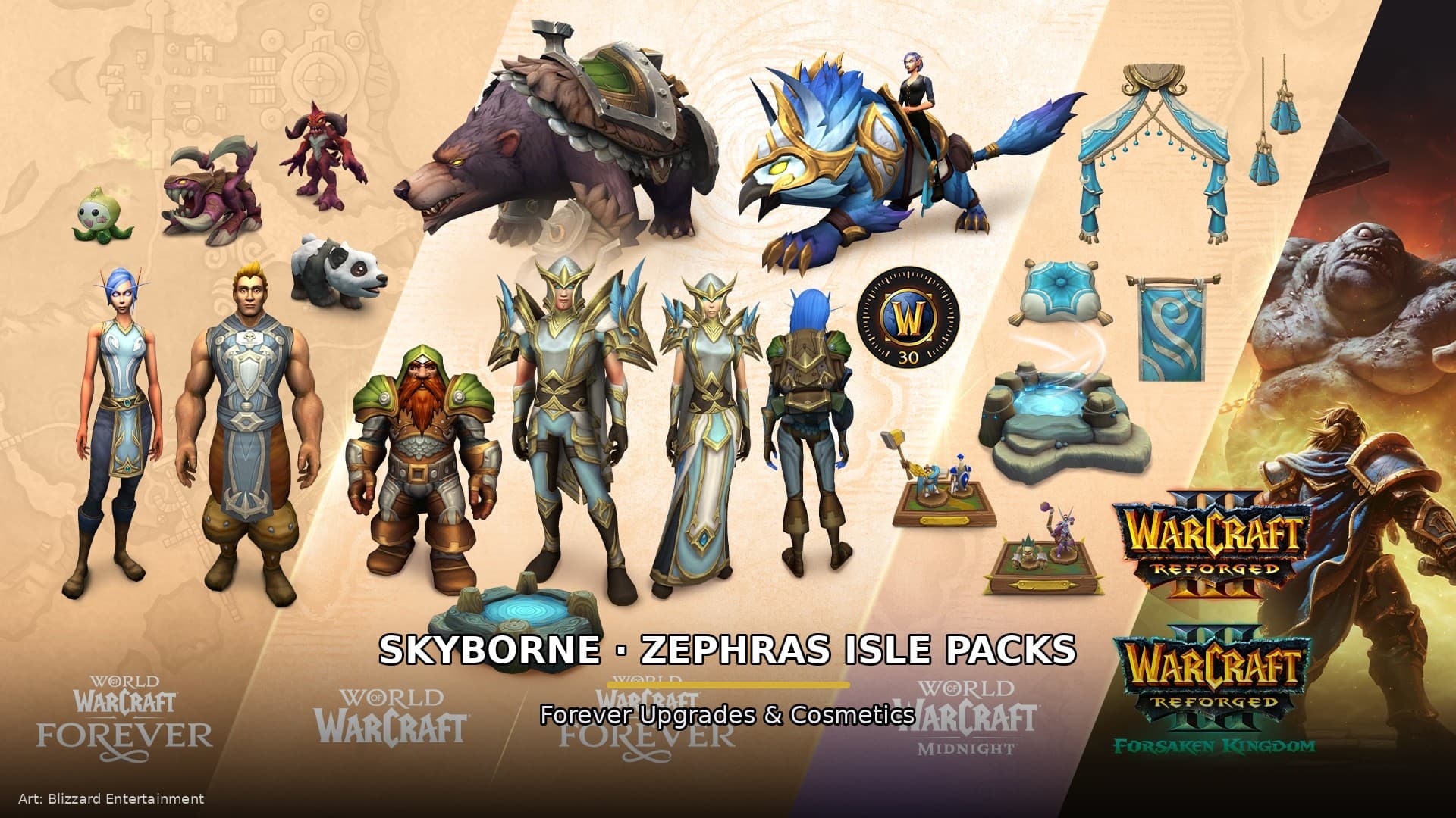 WoW Skyborne Elves in Forever: Race Unlock, Zephras Isle & Pack Guide