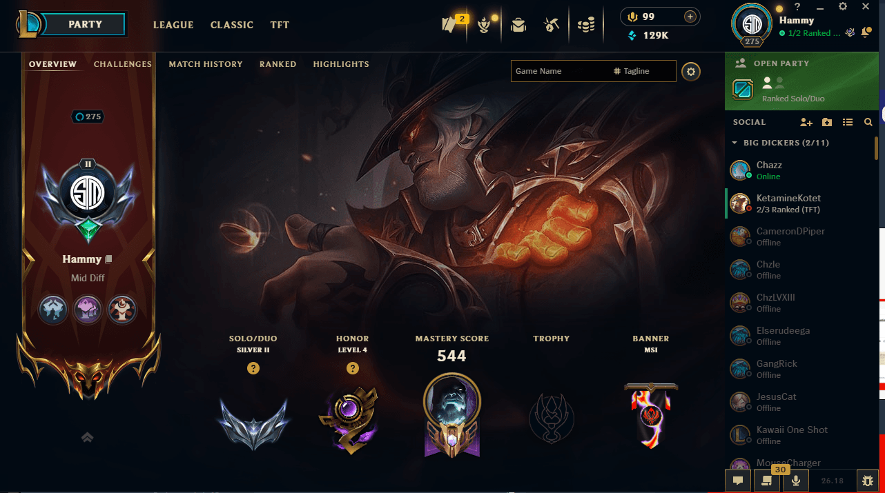 Platinum Peak | Victorious Blitzcrank | 173 Champions | 285 Skins | Full Email