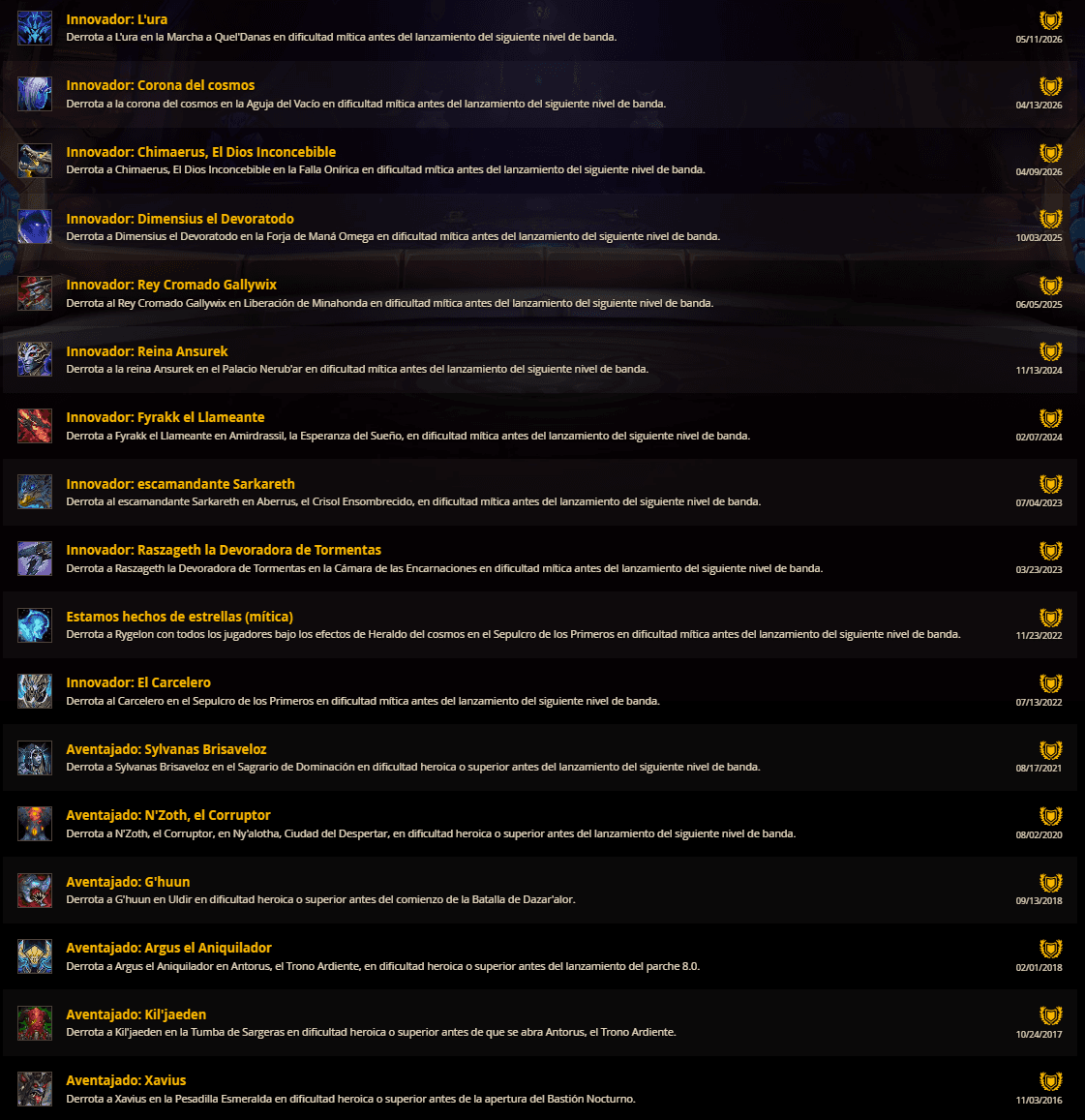 8x Cutting Edge | 7X FAMED SLAYER | Insane Mounts | Anu'relos + Unbound Star Eater | 6x AoTC | Legion Remix