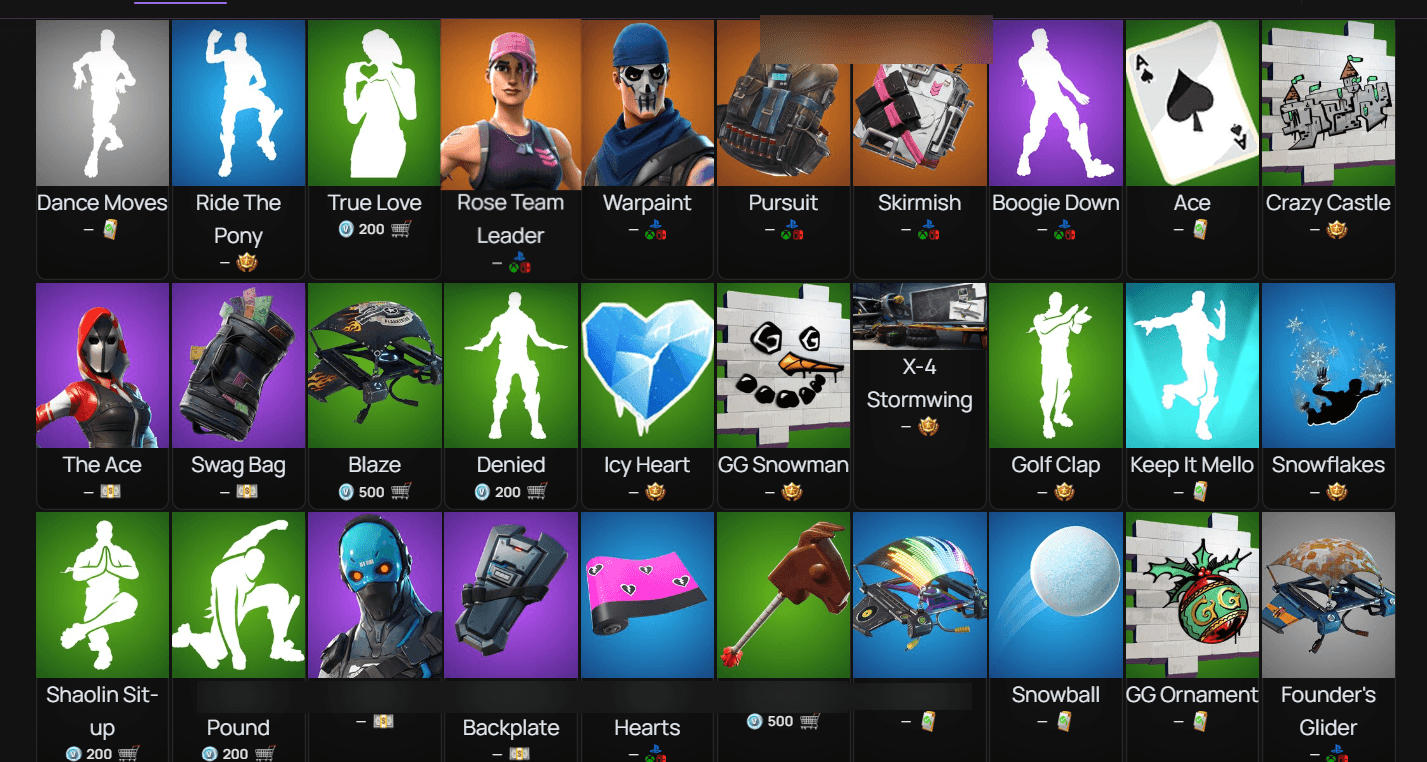 Warpaint | Rose Team Leader | 11 Skins | Level 110 | Full Email