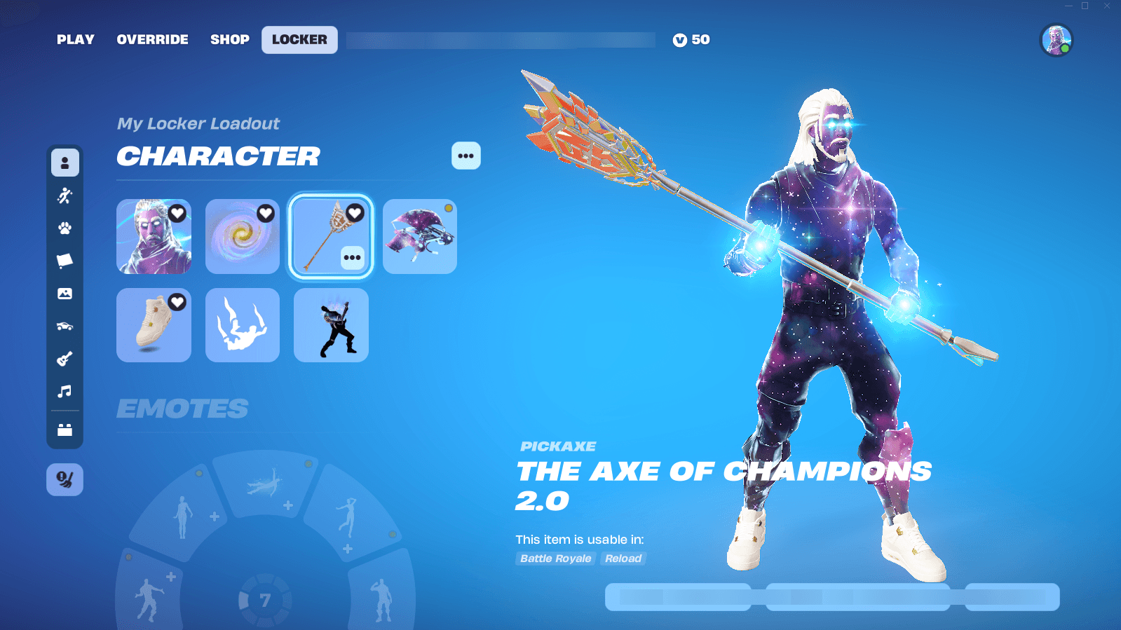 Human Bill | Blue Team Leader | 60 Skins | Chapter 7 Season 1 | Level 469