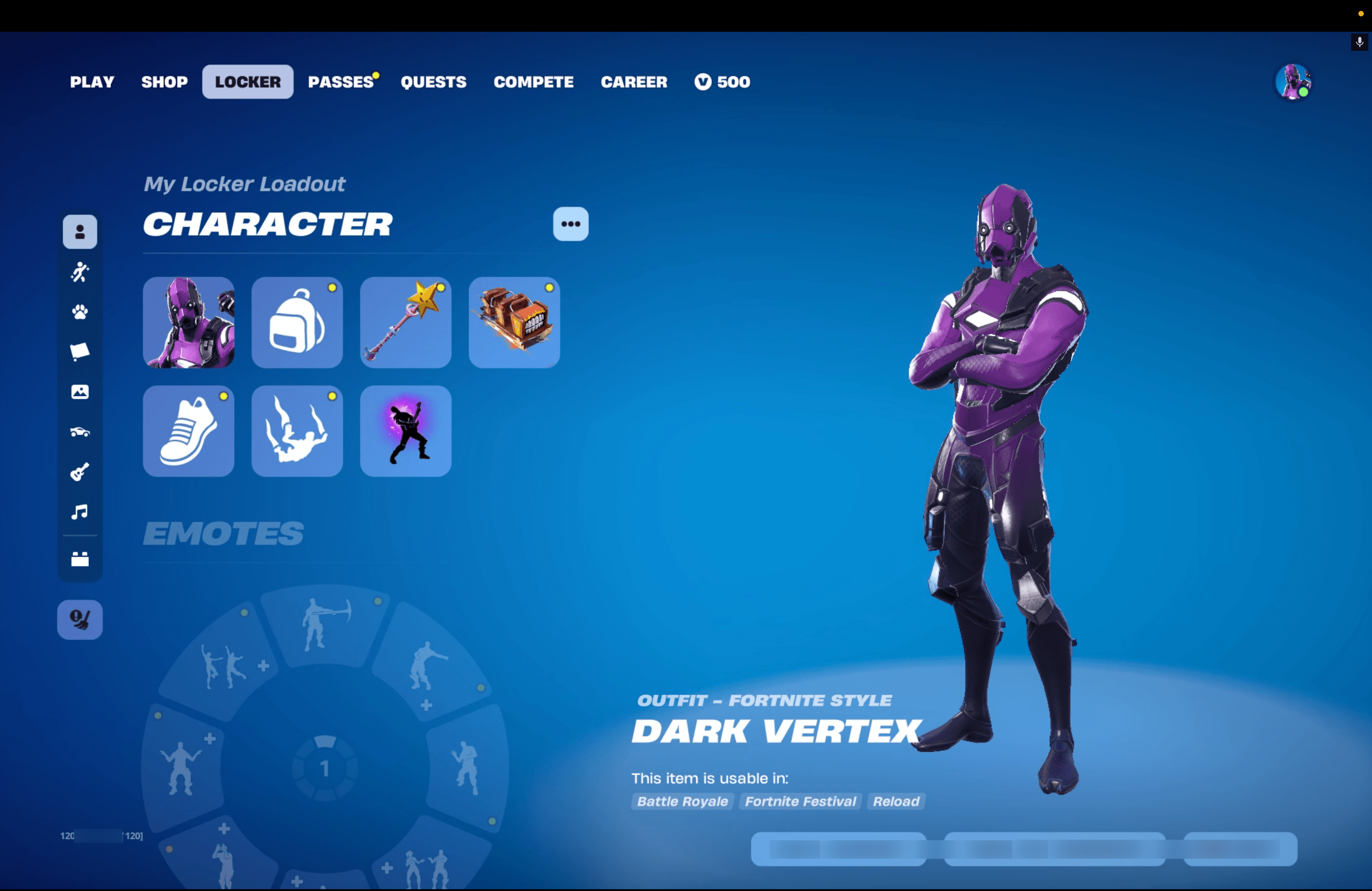 390 Skins | Chapter 1 Season 5 | Level 4753 | Full Email