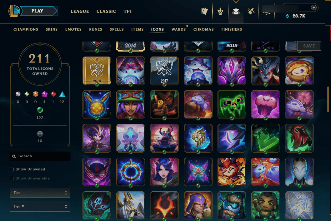 Platinum Peak | Medieval Twitch | Riot Girl Tristana | 170 Champions | 33 Skins