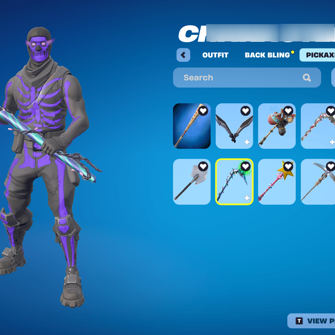 Purple Skull Trooper | 200 Skins | Level 2000 | Full Email