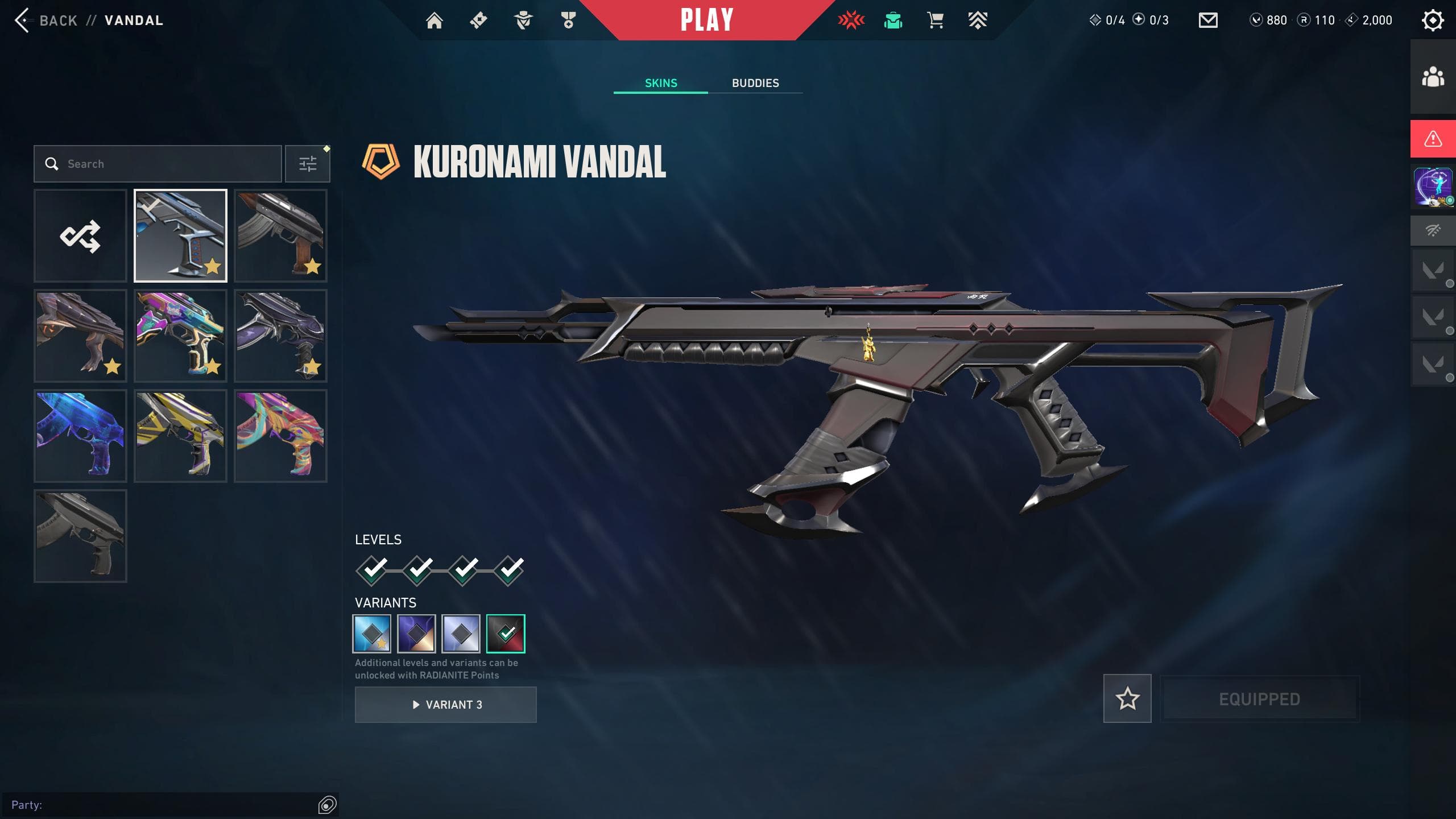 PC | Diamond Peak | BlastX Polymer KnifeTech Coated Knife | Kuronami Vandal | 62 Skins | Full Email - Image 8