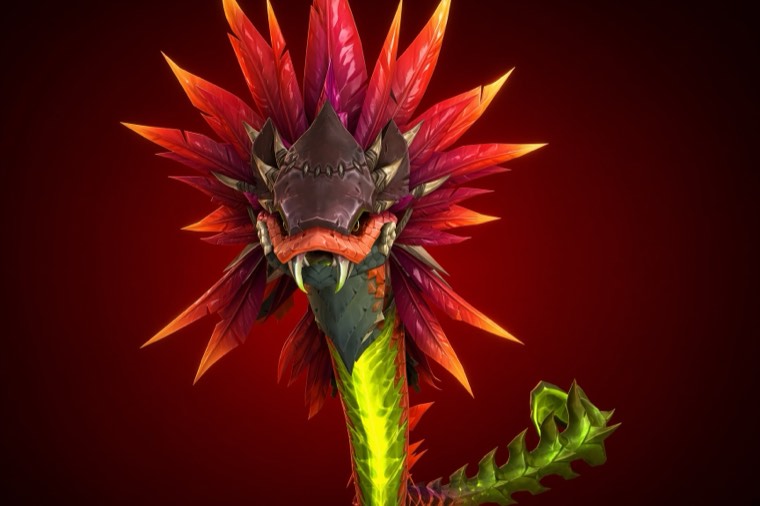 Crimson Venomfang, a WoW Midnight Season 2 mount from Raid