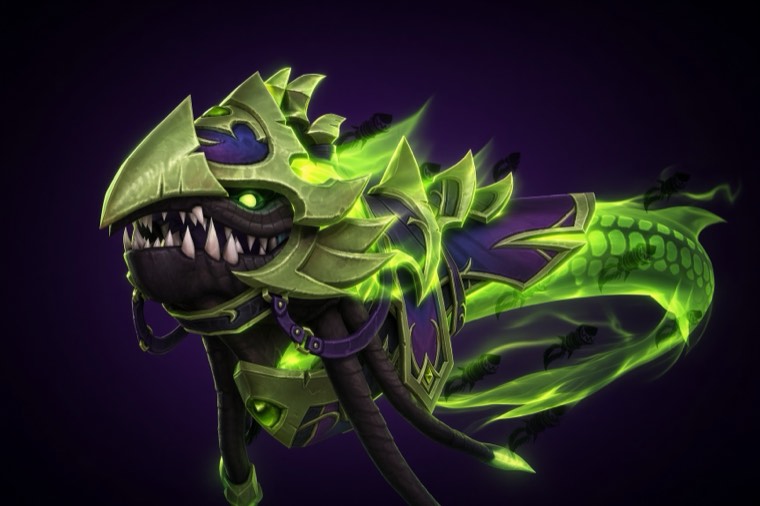 Hexflame Reaver, a WoW Midnight Season 2 mount from Prey