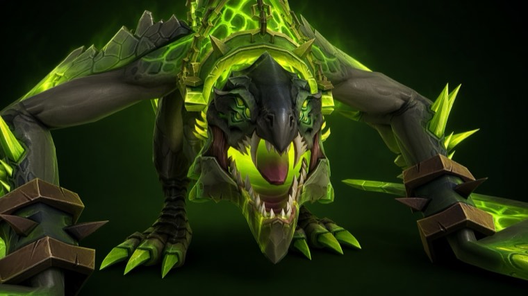 Venomous Gladiator's Goredrake, a WoW Midnight Season 2 mount from PvP