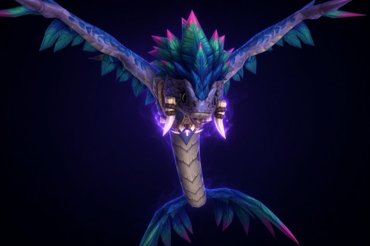 Violet-Backed Skyfang, a WoW Midnight Season 2 mount from Renown