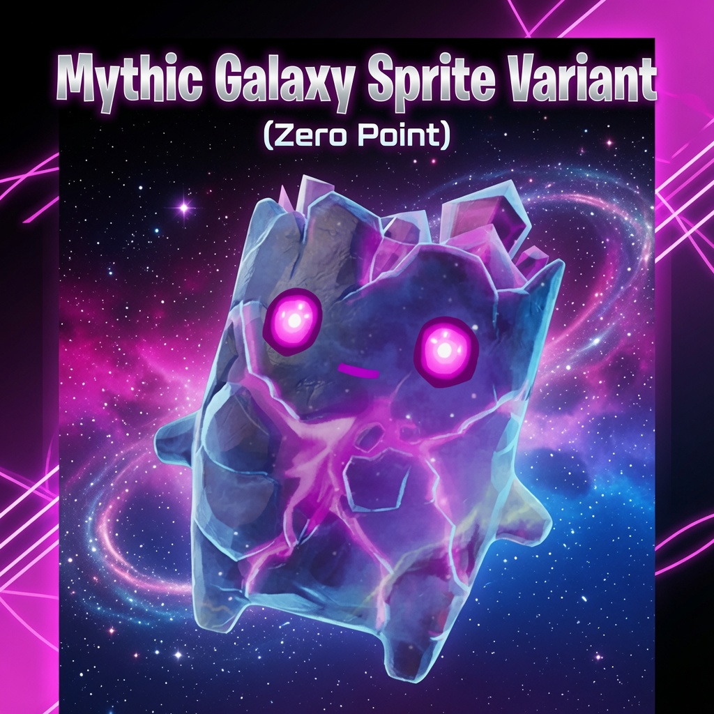 Fortnite Mythic Galaxy Sprite variant: the cosmic Galaxy version of the Zero Point Sprite