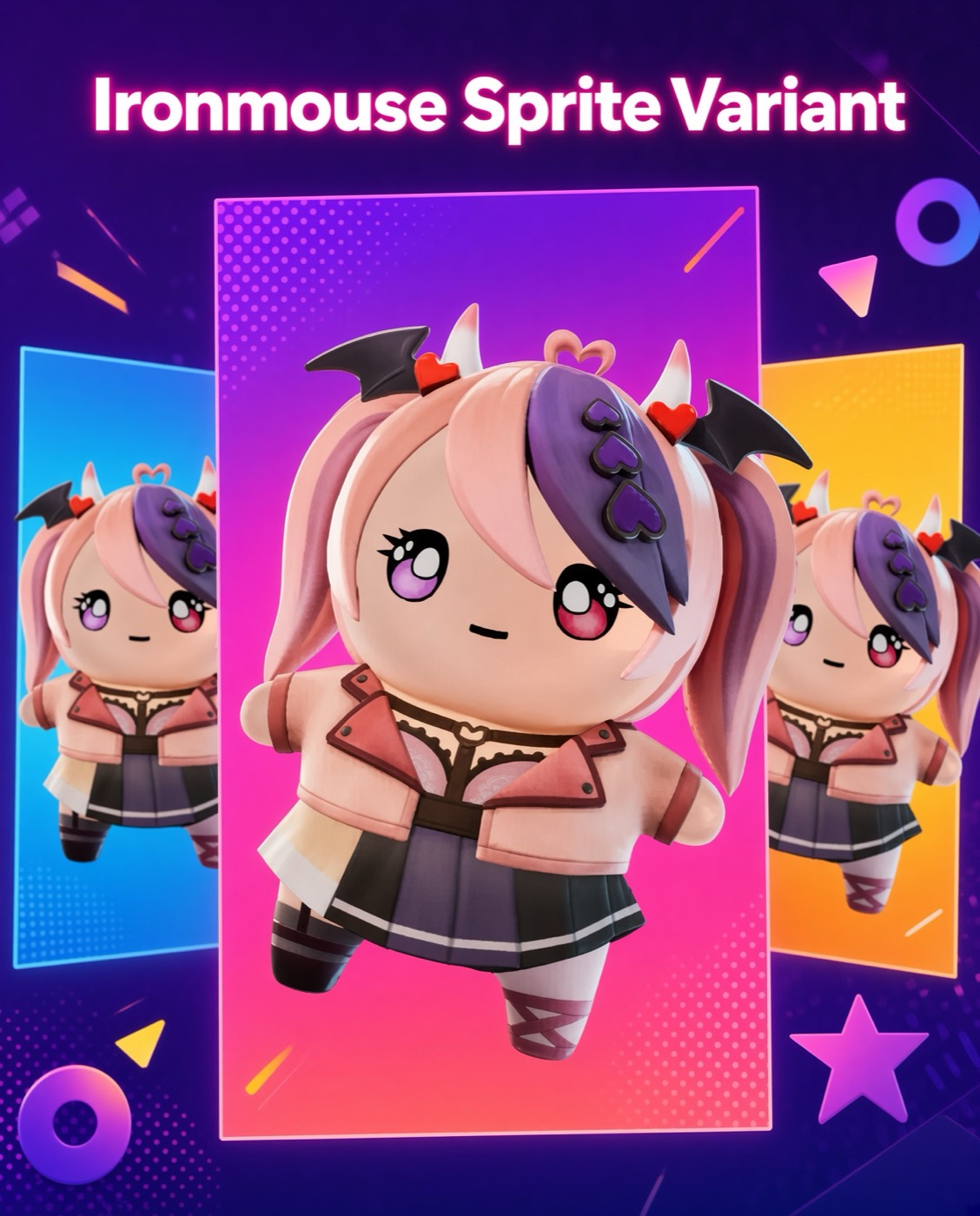 Fortnite Ironmouse Sprite, the Base version of the collab Sprite added to Chapter 7 Season 3