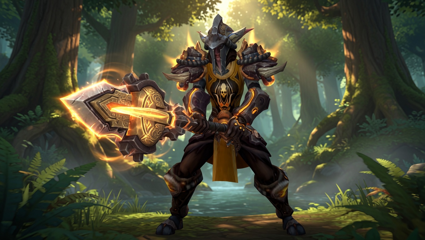 Monk Primal Gladiator Elite set art