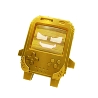 Gold 8-Bit Sprite — Fortnite Chapter 7 Season 3